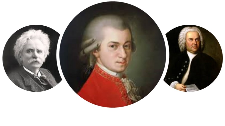 Grieg, Mozart og Bach